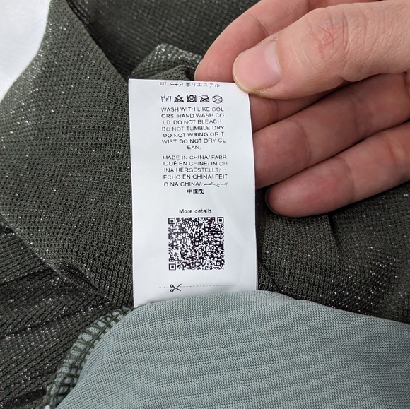 SHEIN Woman's Small Sparkly Green Ruched and Fitted Above the Knee Mini Skirt - Picture 11 of 11